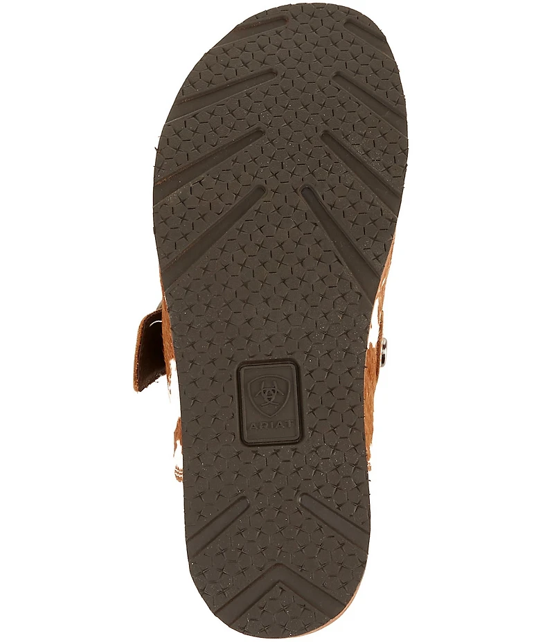 Ariat Women's Country Cow Print Suede Mules