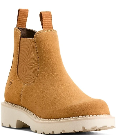 Ariat Women's Fatbaby Suede Chelsea Western Boots