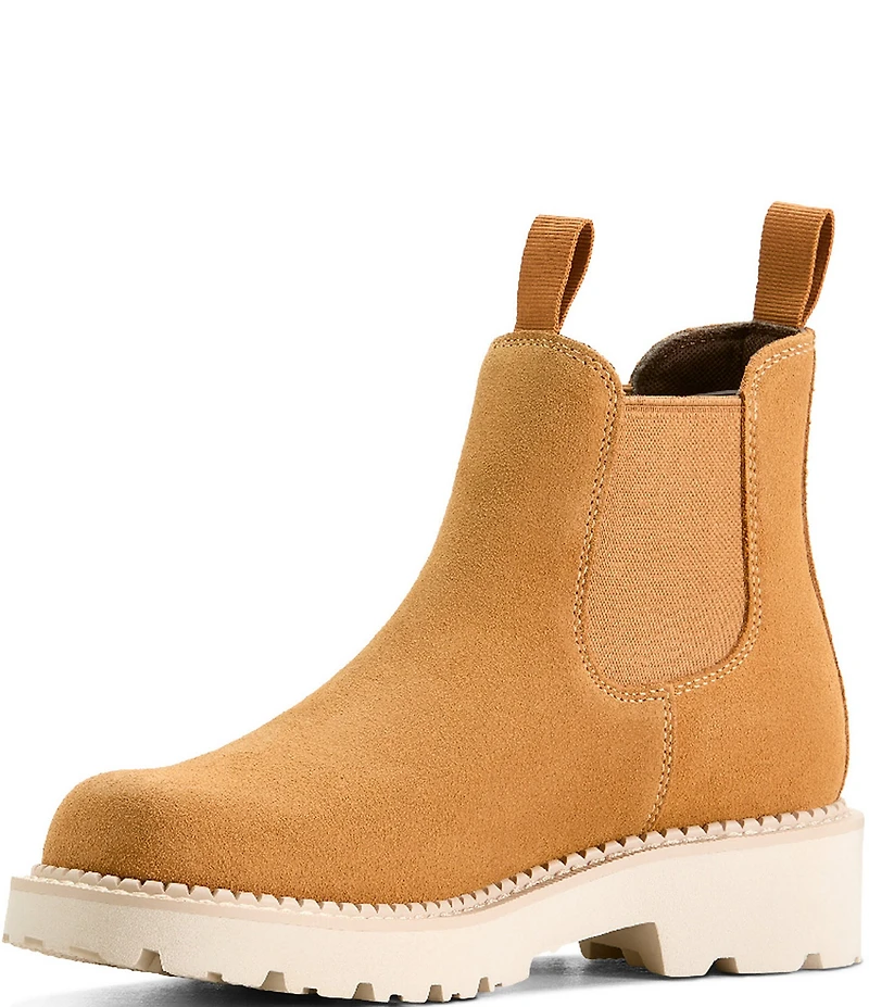 Ariat Women's Fatbaby Suede Chelsea Western Boots