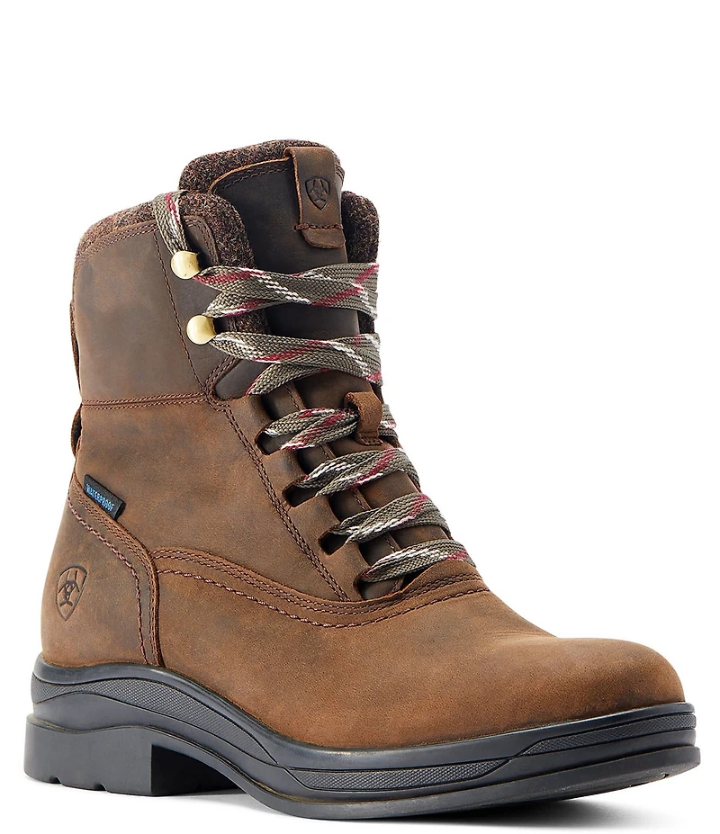 Ariat Women's Harper Waterproof Leather Lace Up Booties