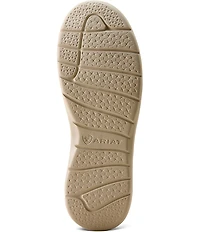Ariat Women's Hilo Distressed Suede Leopard Print Slip Ons
