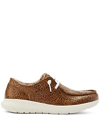 Ariat Women's Hilo Floral Embossed Leather Slip On Sneakers