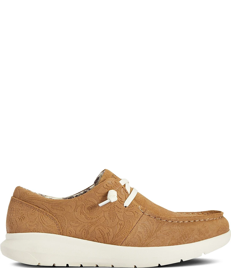 Ariat Women's Hilo Floral Embossed Suede Slip-On Sneakers