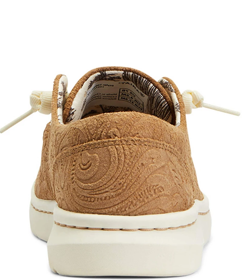 Ariat Women's Hilo Floral Embossed Suede Slip-On Sneakers