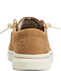 Ariat Women's Hilo Floral Embossed Suede Slip-On Sneakers