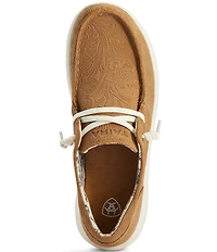 Ariat Women's Hilo Floral Embossed Suede Slip-On Sneakers
