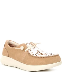 Ariat Women's Hilo Hair Calf Leather Slip On Sneakers