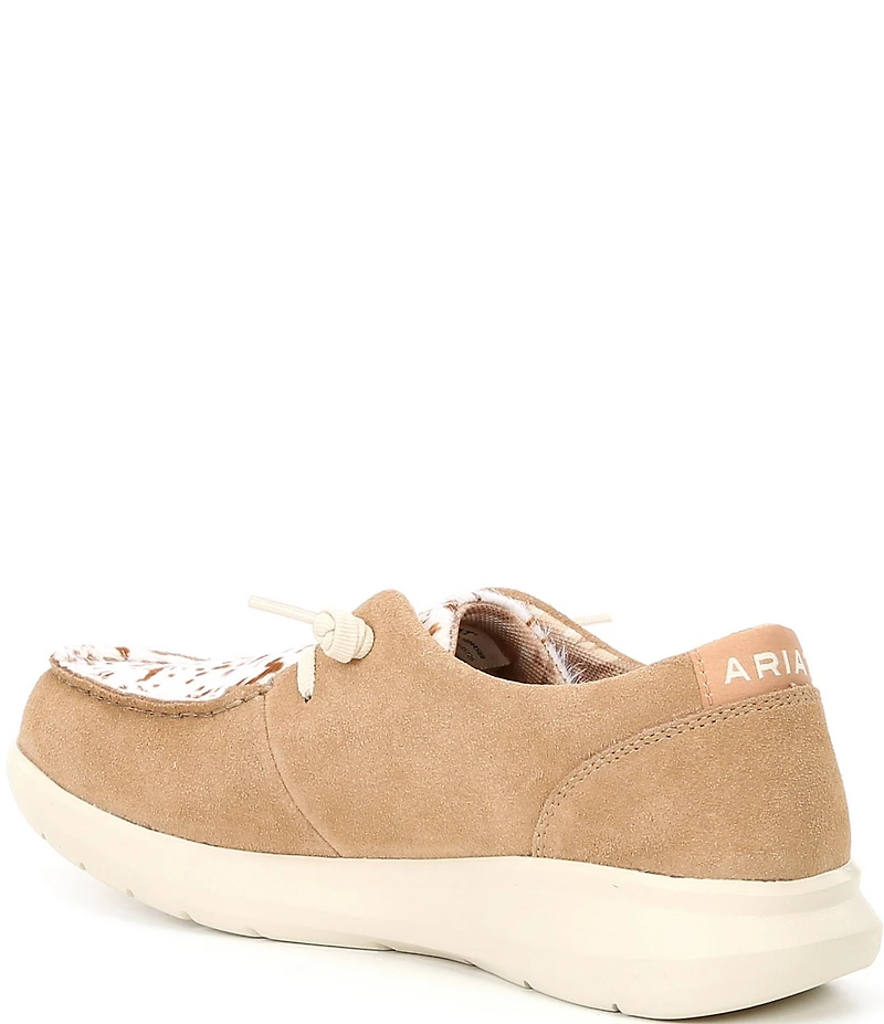 Ariat Women's Hilo Hair Calf Leather Slip On Sneakers