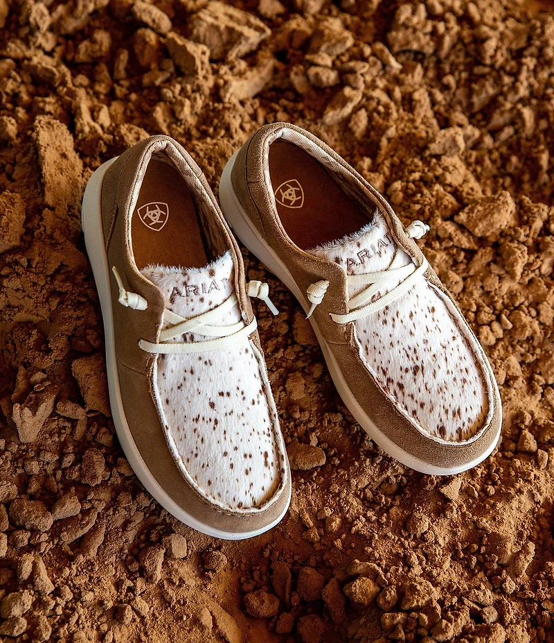 Ariat Women's Hilo Hair Calf Leather Slip On Sneakers