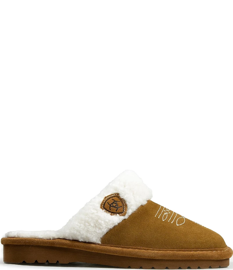 Ariat Women's Jackie Suede Square Toe Slippers