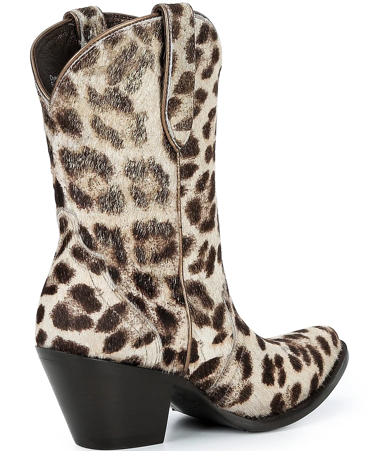 Ariat Women's Julietta Gilded Leopard Print Haircalf Mid Western Boots