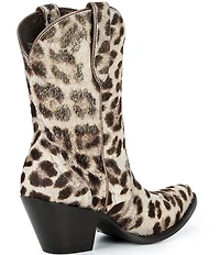 Ariat Women's Julietta Gilded Leopard Print Haircalf Mid Western Boots