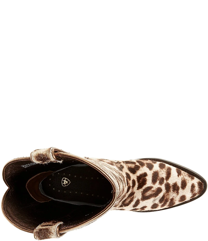 Ariat Women's Julietta Gilded Leopard Print Haircalf Mid Western Boots