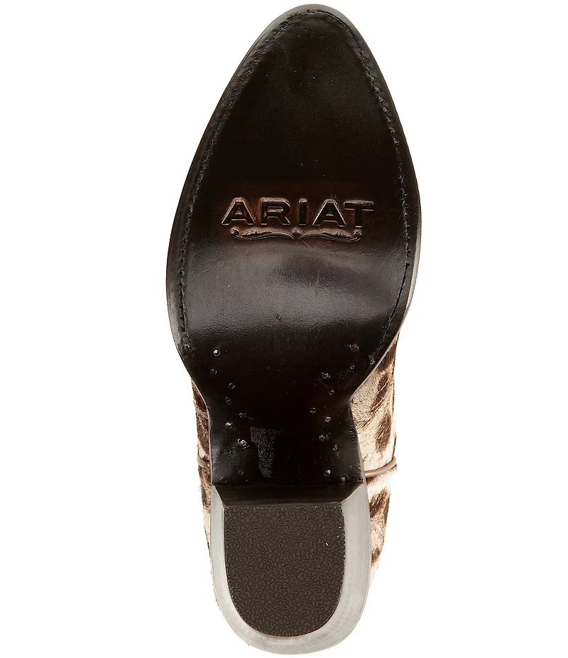 Ariat Women's Julietta Gilded Leopard Print Haircalf Mid Western Boots