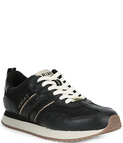 Ariat Women's Ranch Croco Embossed Runner Sneakers