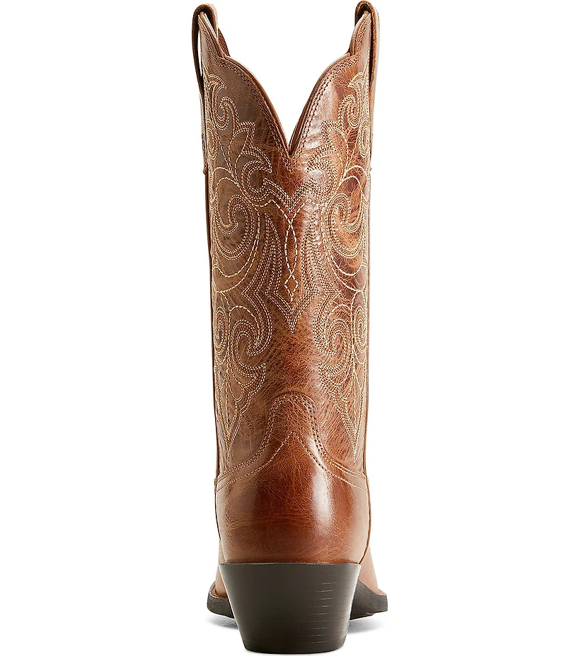 Ariat Women's Round Up Square Toe Leather Mid Calf Western Boots