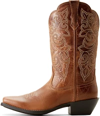 Ariat Women's Round Up Square Toe Leather Western Boots