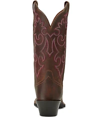 Ariat Women's Round Up Square Toe Leather Mid Calf Western Boots
