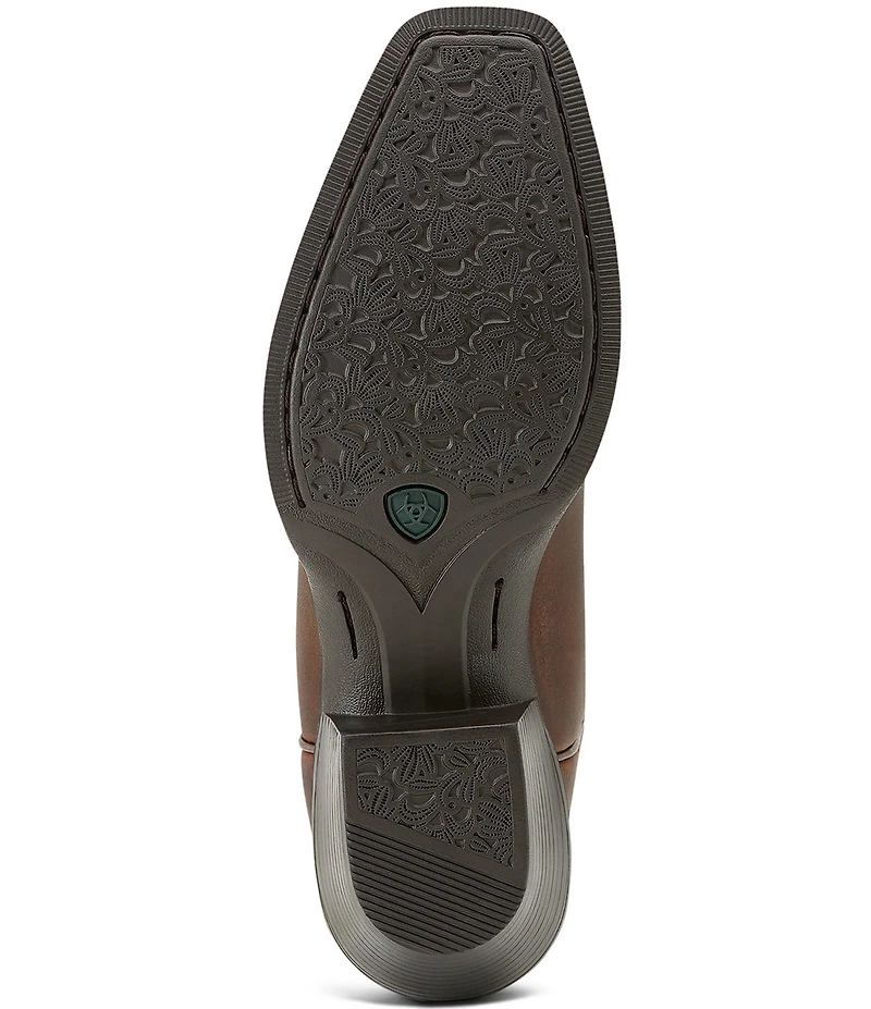 Ariat Women's Round Up Square Toe Leather Mid Calf Western Boots