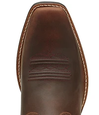 Ariat Women's Round Up Square Toe Leather Mid Calf Western Boots