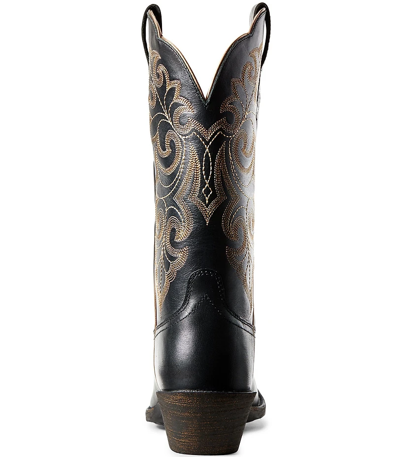 Ariat Women's Round Up Square Toe Leather Mid Calf Western Boots
