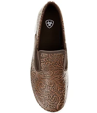 Ariat Women's Skylar Embossed Floral Platform Slip On Sneakers