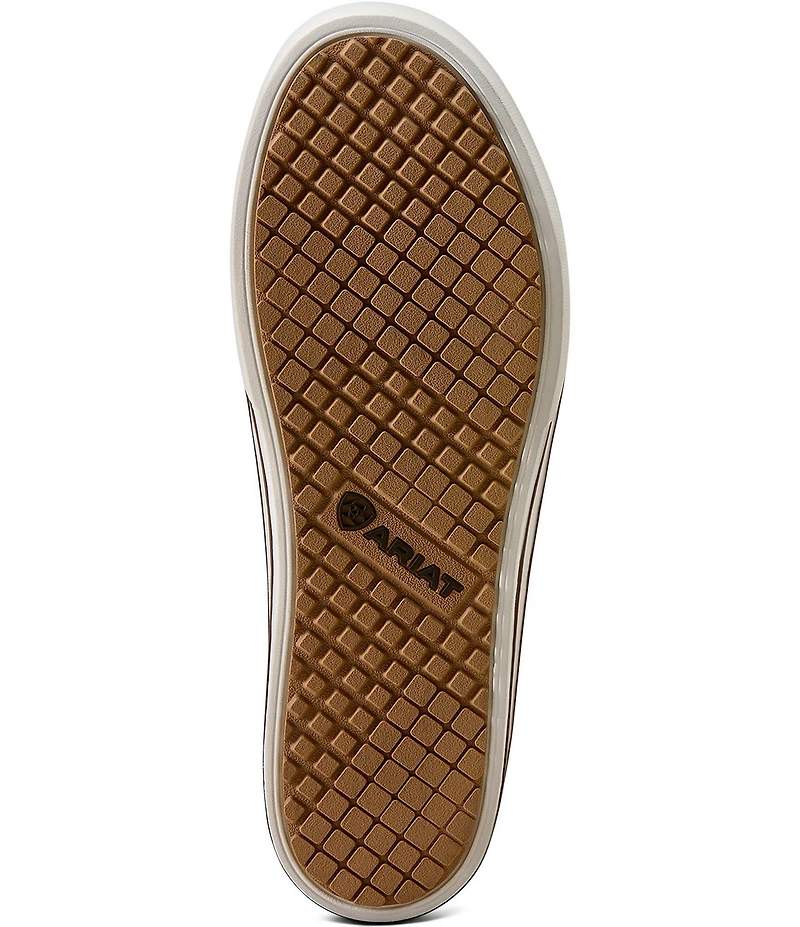 Ariat Women's Skylar Speckled Cow Print Calf Hair Platform Sneakers