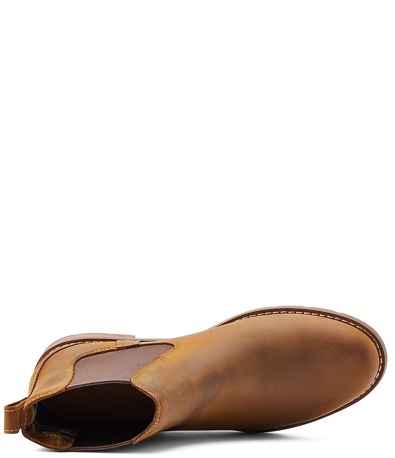 Ariat Women's Wexford Waterproof Leather Lug Sole Chelsea Booties