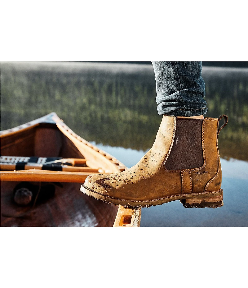 Ariat Women's Wexford Waterproof Leather Lug Sole Chelsea Booties