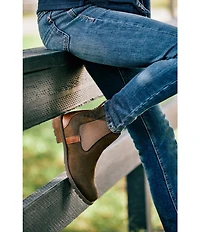 Ariat Women's Wexford Waterproof Leather Lug Sole Chelsea Booties