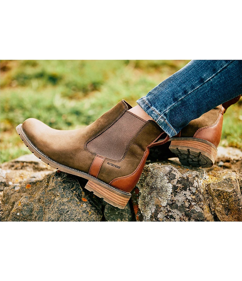 Ariat Women's Wexford Waterproof Leather Lug Sole Chelsea Booties