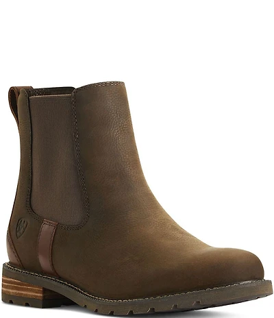 Ariat Women's Wexford Waterproof Leather Lug Sole Chelsea Booties