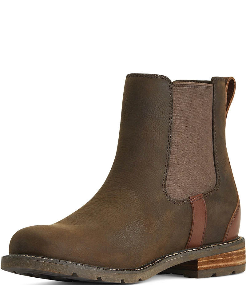 Ariat Women's Wexford Waterproof Leather Lug Sole Chelsea Booties