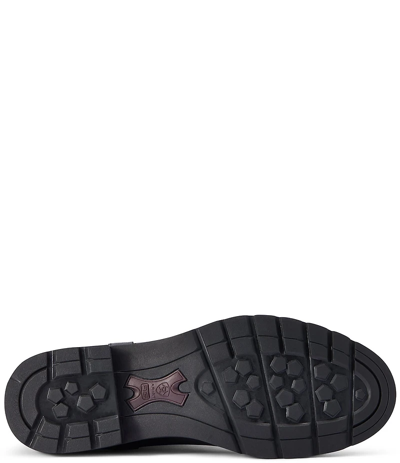 Ariat Women's Wexford Waterproof Smooth Leather Lug Sole Chelsea Booties