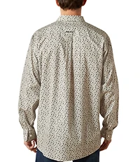 Ariat Wrinkle Free Charles Classic Fit Long Sleeve Printed Woven Shirt