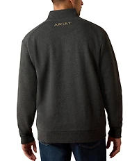 Ariat x PBR Embroidered Logo Quarter-Zip