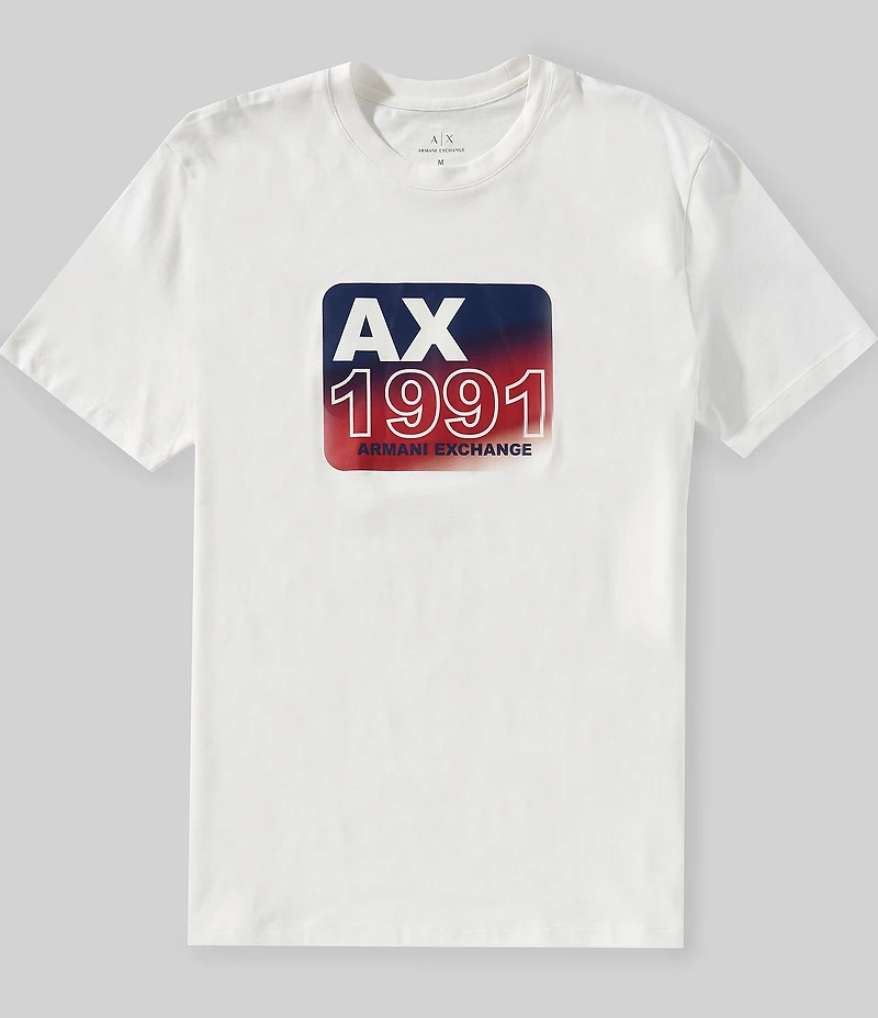 Armani Exchange 1991 Badge Chest Logo Short Sleeve T-Shirt