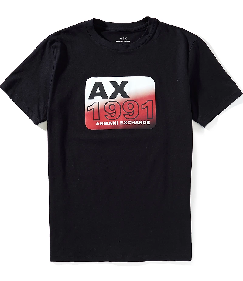 Armani Exchange 1991 Badge Chest Logo Short Sleeve T-Shirt