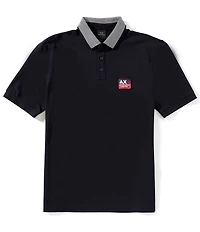 Armani Exchange 1991 Badge Logo Short Sleeve Polo Shirt