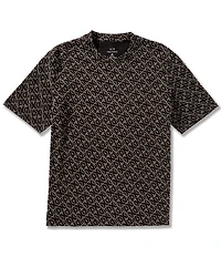 Armani Exchange Allover Logo Print Short Sleeve T-Shirt