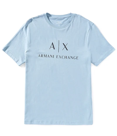 Armani Exchange Slim Fit AX Signature Logo Crew Neck Short Sleeve T-Shirt