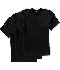 Armani Exchange AX Logo Crew Neck Undershirts 3-Pack
