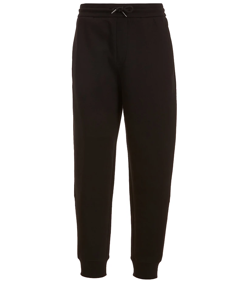 Armani Exchange Black and Gold Logo Jogger Pants
