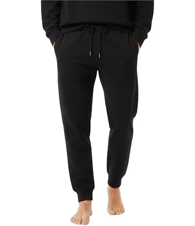 Armani Exchange Black and Gold Logo Jogger Pants