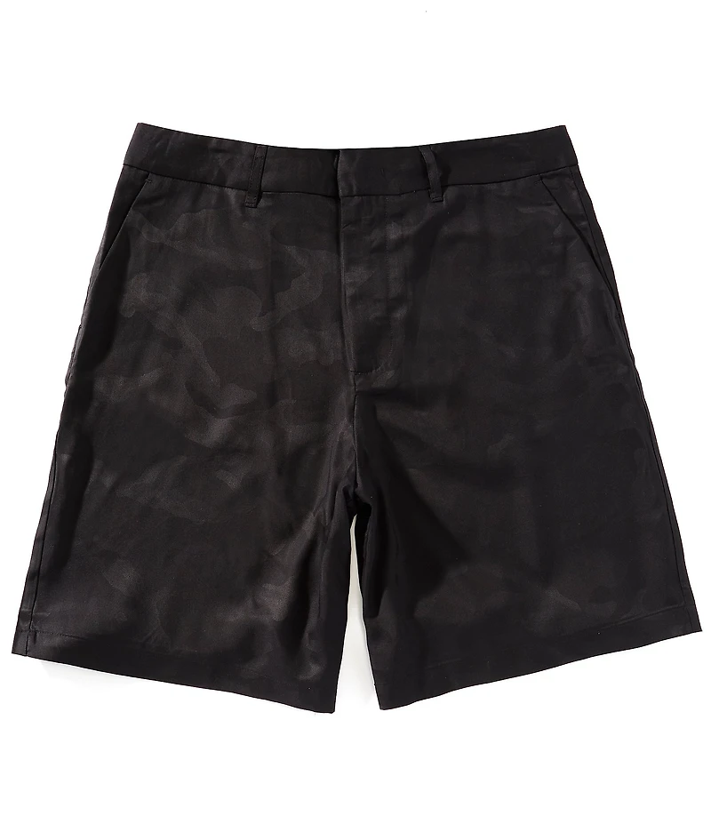Armani Exchange Camo Lyocell 8#double; Inseam Shorts