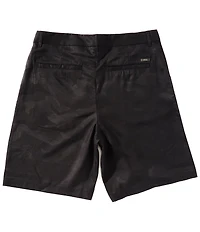 Armani Exchange Camo Lyocell 8#double; Inseam Shorts