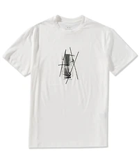 Armani Exchange Center AX Graphic Short Sleeve T-Shirt