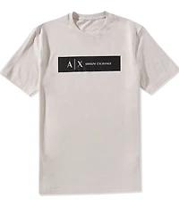 Armani Exchange Center Chest Banner Short Sleeve T-Shirt