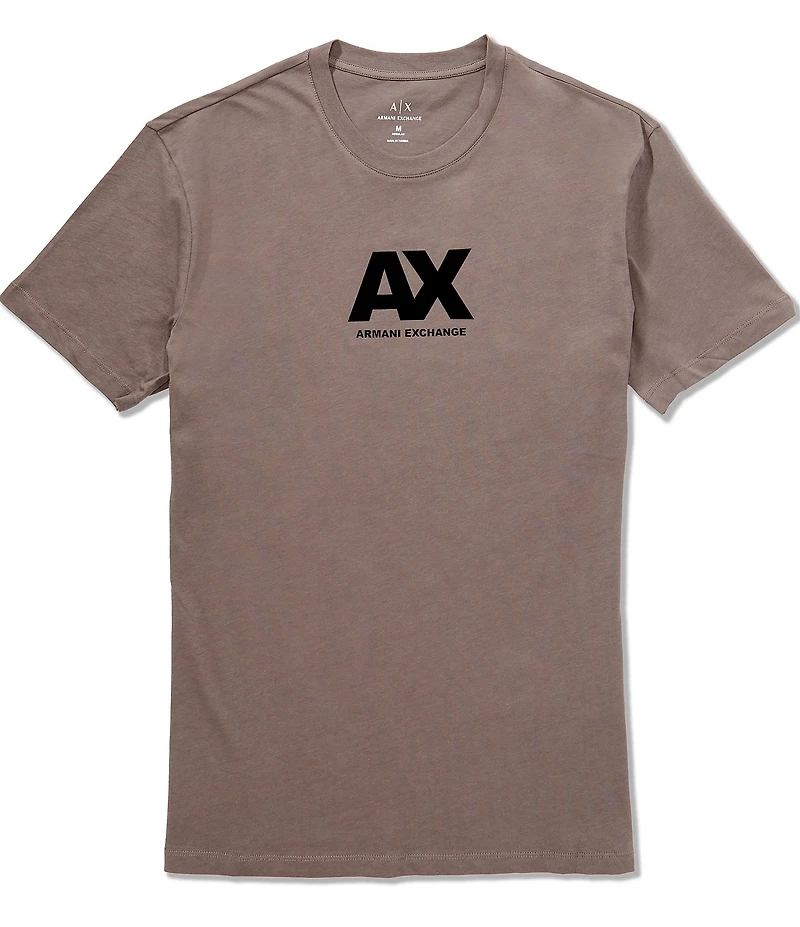 Armani Exchange Center Chest Logo Short Sleeve T-Shirt