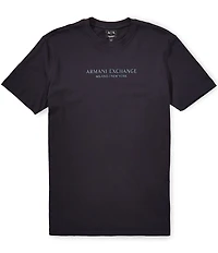 Armani Exchange Center Logo Short Sleeve T-Shirt